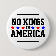 Geen koningen in Amerika Button