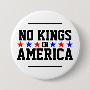 Geen koningen in Amerika Button
