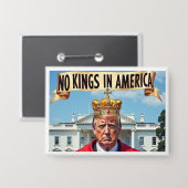 Geen koningen in Amerika Button (Voorkant / Achterkant)