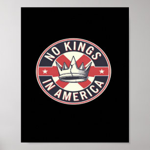 Geen Koningen In Amerika Creativiteit Stijl Poster