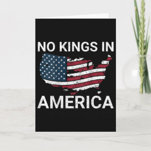 Geen koningen in Amerika Dump Trump Geen autoritar Kaart