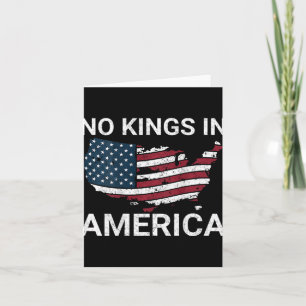 Geen koningen in Amerika dumpen Trump geen autorit Kaart