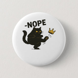 Geen Koningen In Amerika Essentieel Cool Uniek Ronde Button 5,7 Cm