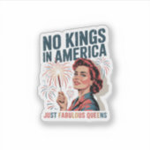 Geen Koningen In Amerika Fabulous Queens Pride 202 Sticker (Voorkant)