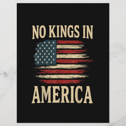 Geen koningen in Amerika Flyer (Voorkant)
