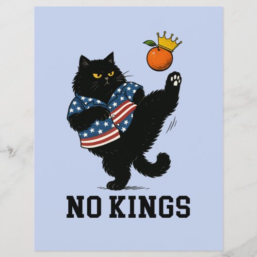 Geen koningen in Amerika Flyer (Voorkant)