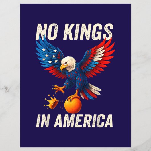 Geen Koningen in Amerika Flyer (Voorkant)