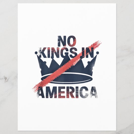 Geen koningen in Amerika Flyer (Voorkant)