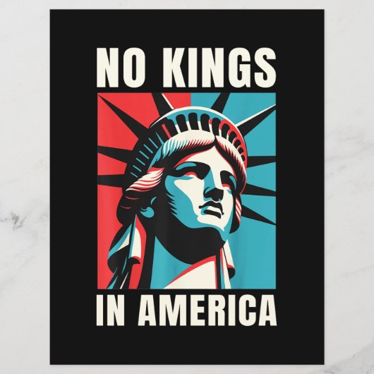 Geen koningen in Amerika Flyer (Voorkant)