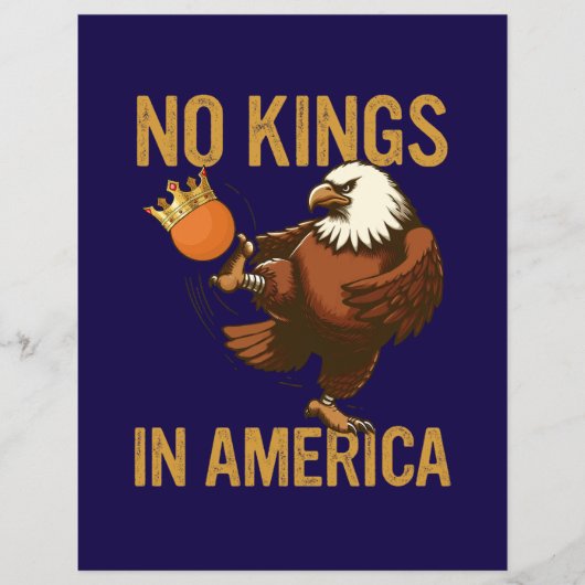 Geen koningen in Amerika Flyer (Voorkant)