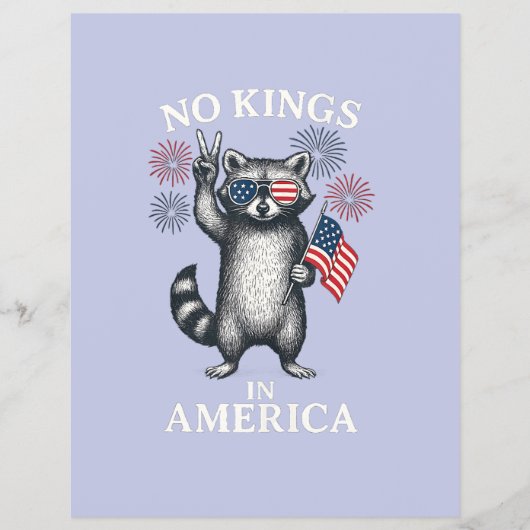 Geen koningen in Amerika Flyer (Voorkant)