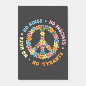 Geen koningen in Amerika Geen fascisten Post-it® Notes (Voorkant)