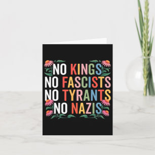Geen koningen in Amerika Geen fascisten verzetten Kaart