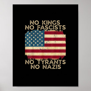 Geen Koningen In Amerika Geen Fascisten Wij Het Vo Poster