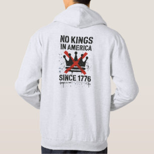 Geen koningen in Amerika, geen koningsdag protest Hoodie