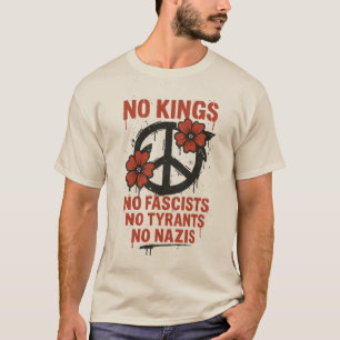 Geen koningen in Amerika, Geen Koningsdag Protest T-shirt