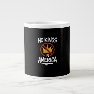 Geen Koningen In Amerika Geen Kroon Minimaal Schoo Grote Koffiekop
