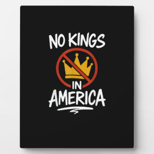 Geen Koningen In Amerika Geen Kroon Minimal Clean Fotoplaat