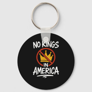 Geen Koningen In Amerika Geen Kroon Minimalistisch Sleutelhanger