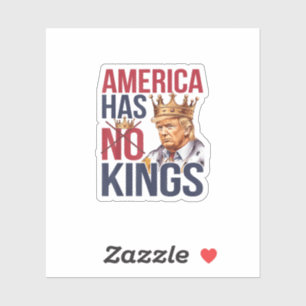 Geen Koningen In Amerika Grappig Amerika Heeft Gee Sticker