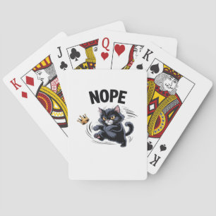Geen Koningen In Amerika Grappige Trapperige Kroon Pokerkaarten