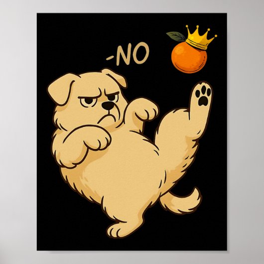 Geen koningen in Amerika Hond Poster (Voorkant)