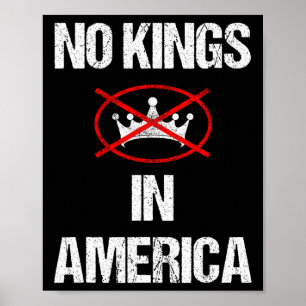 Geen koningen in Amerika Hooggerechtshof Protest 1 Poster