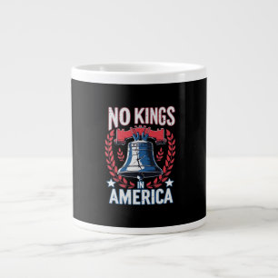 Geen Koningen In Amerika Klassiek Artistiek Grafis Grote Koffiekop