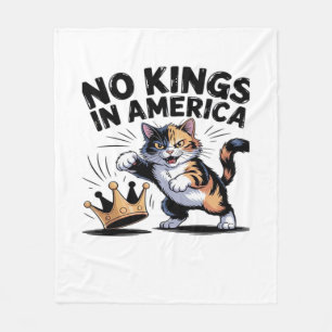 Geen Koningen In Amerika Klassiek Eenvoudig Schoon Fleece Deken