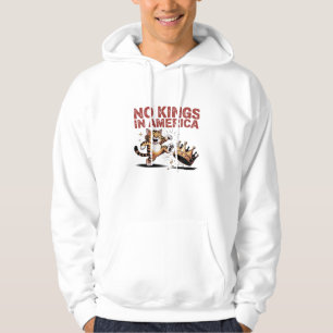 Geen Koningen In Amerika Klassiek Esthetisch Ontwe Hoodie
