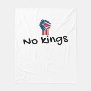 Geen Koningen In Amerika Klassiek Minimaal Schoon Fleece Deken