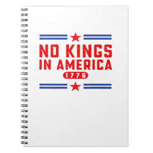 Geen Koningen In Amerika Klassiek Minimaal Schoon Notitieboek