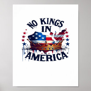 Geen Koningen In Amerika Klassiek Retro Cool Poster