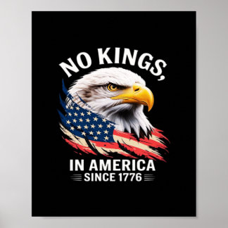 Geen Koningen In Amerika Klassiek Retro Grafisch O Poster
