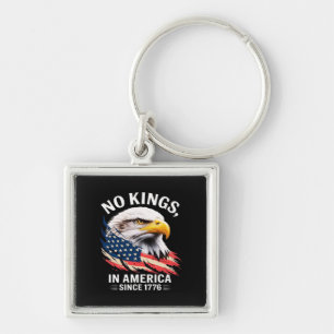 Geen Koningen In Amerika Klassiek Retro Grafisch O Sleutelhanger