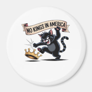 Geen Koningen In Amerika Klassieke Creatieve Stijl Magneet