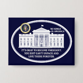 Geen koningen in Amerika-knop Button