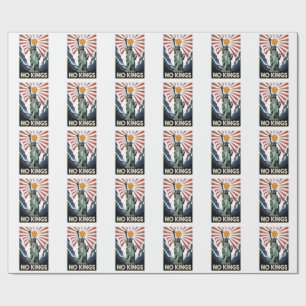 Geen koningen in Amerika Liberity Status USA Democ Cadeaupapier