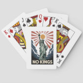 Geen koningen in Amerika Liberity Status USA Democ Pokerkaarten (Achterkant)