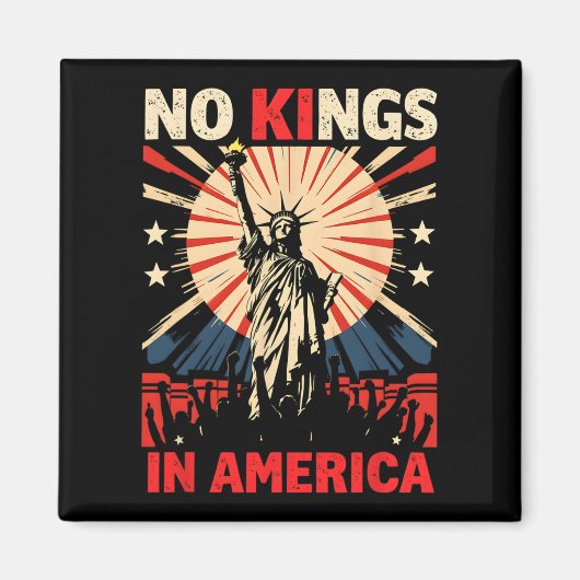 Geen koningen in Amerika Magneet (Voorkant)