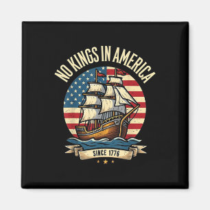 Geen Koningen In Amerika Nood Usa Vlag Vrijheid Ze Magneet