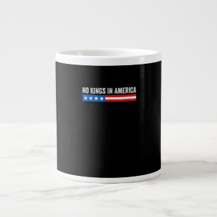 Geen Koningen In Amerika Patriotische Stijl Grote Koffiekop