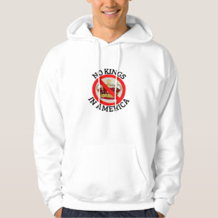 Geen Koningen In Amerika Patriotische Stijl Hoodie