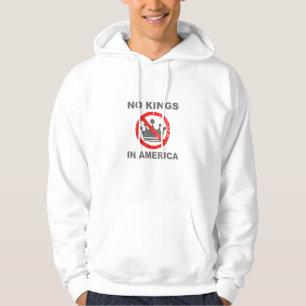 Geen Koningen In Amerika Patriottisch Casual Hoodie