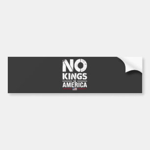 Geen koningen in Amerika Patriottische Amerikaanse Bumpersticker