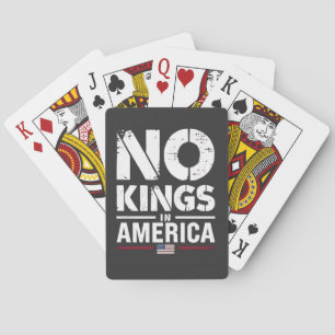 Geen koningen in Amerika Patriottische Amerikaanse Pokerkaarten