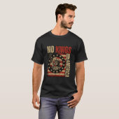 Geen koningen in Amerika - Patriottische Grunge T-shirt (Voorkant volledig)