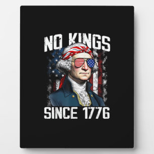 Geen Koningen In Amerika Patriottische Vintage Gra Fotoplaat