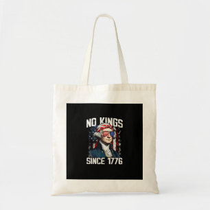 Geen Koningen In Amerika Patriottische Vintage Gra Tote Bag