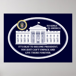 Geen koningen in Amerika Poster